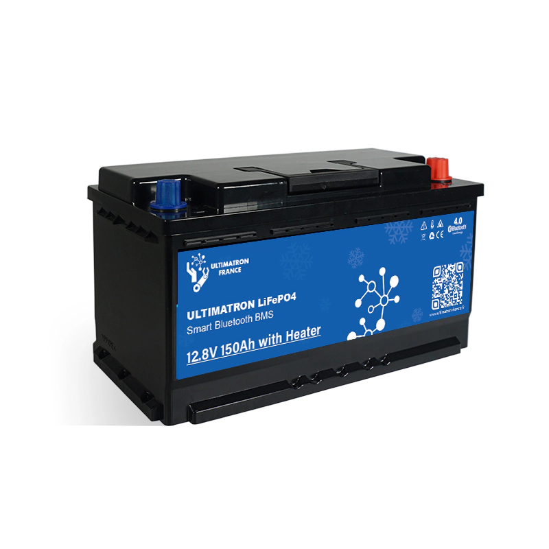 Under-seat lithium battery LiFePO4 12.8V 150Ah with Bluetooth and smart BMS and heater (ULS-12-150H, ULTIMATRON)