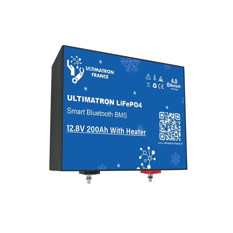 Ličio akumuliatorius po sėdyne LiFePO4 12,8 V 200 Ah su Bluetooth, išmaniuoju BMS ir šildymu (ULM-12-200H, ULTIMATRON)