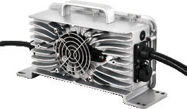 Lithium battery charger 48V 25A, aluminium case, IP67 (48-25-AL, ULTIMATRON)