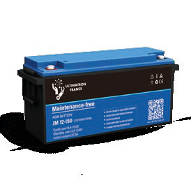 AGM saulės energijos akumuliatorius 12 V 150 Ah, gilaus iškrovimo (JM-12-150, ULTIMATRON)