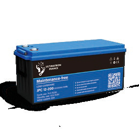 Lead Carbon deep cycle solar battery 12V 200Ah (JPC-12-200, ULTIMATRON)