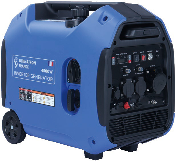 Inverter generator 4.0 kW petrol with electric start (ULT-4500-EU, ULTIMATRON)