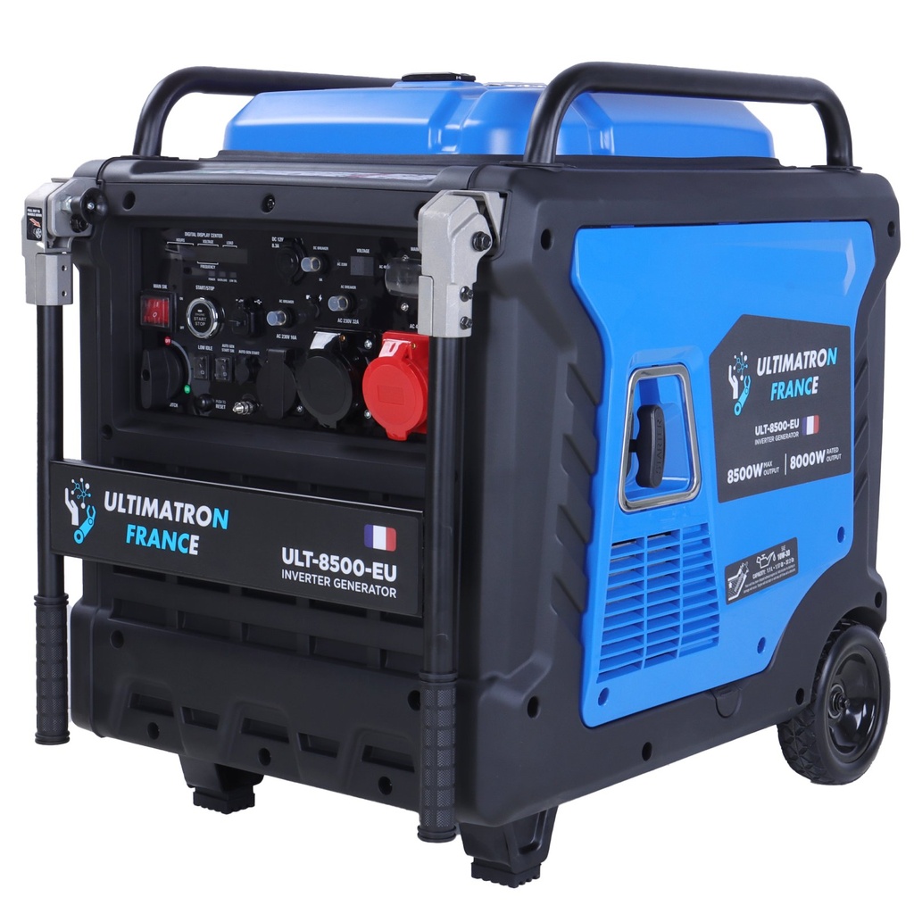 Inverter generator 8.0 kW petrol 3-phase with electric start (ULT-8500-EU, ULTIMATRON)