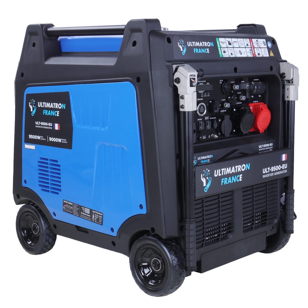 Inverterinis generatorius 9,0 kW benzininis trifazis su elektriniu starteriu (ULT-9500-EU, ULTIMATRON)