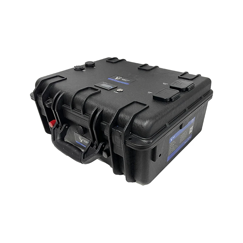 Nešiojamas hermetiškas ličio akumuliatorius LiFePO4 38,4 V 100 Ah su Bluetooth ir ekranu (ULP-36-100, ULTIMATRON)