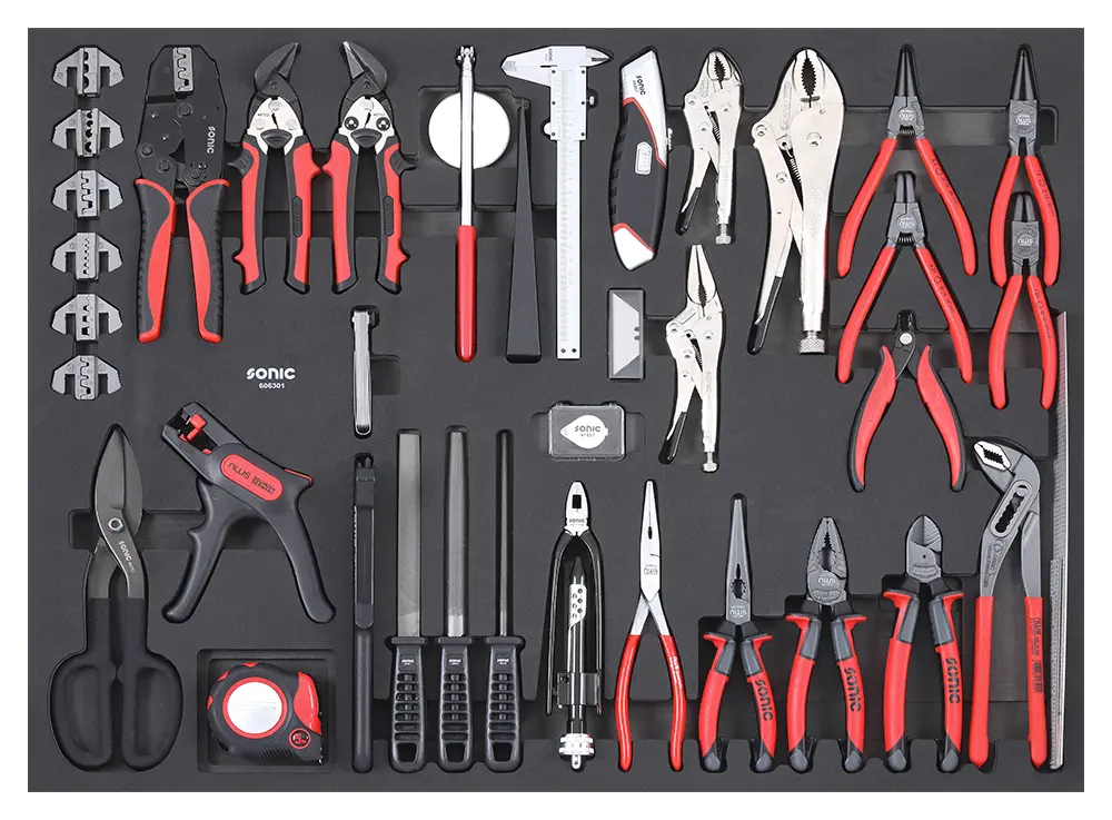 Pliers set SFS-XL 63-pcs. (Sonic, 606301)