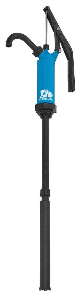 Rokas mucas sūknis, polipropilēns, tērauda virzuļa stienis, 0,3–0,45 l/gājienā (10726, EUROLUBE)