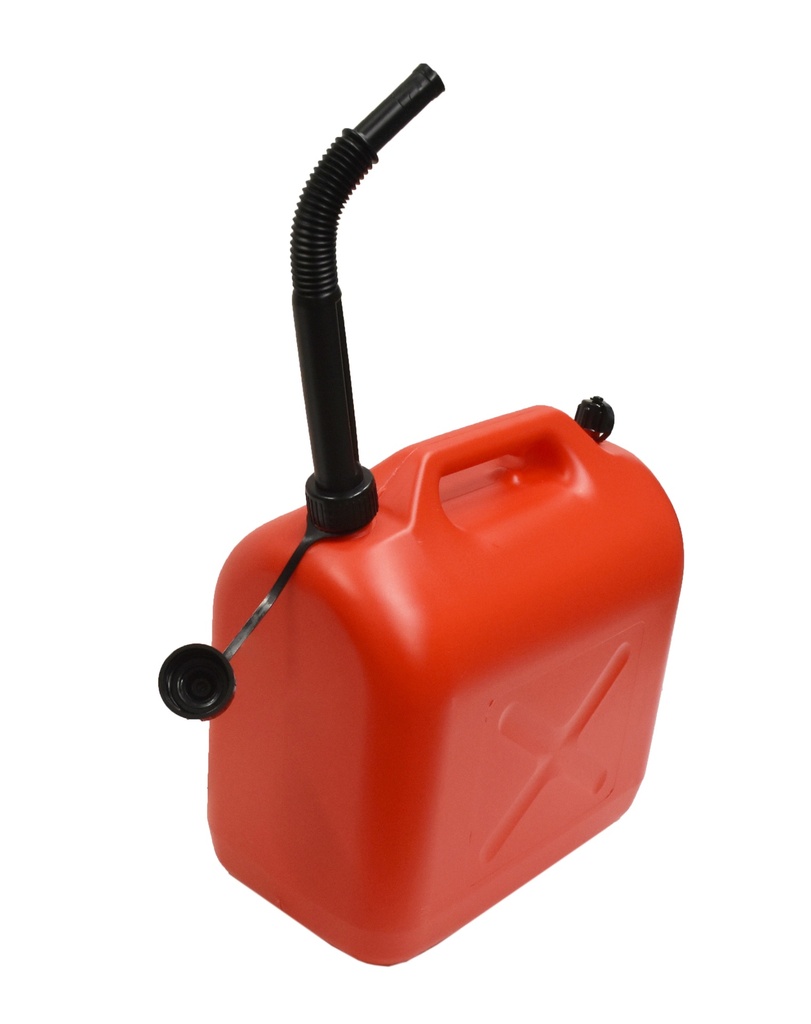 Fuel can plastic 20 liter. UN-approved (16677, EUROLUBE)