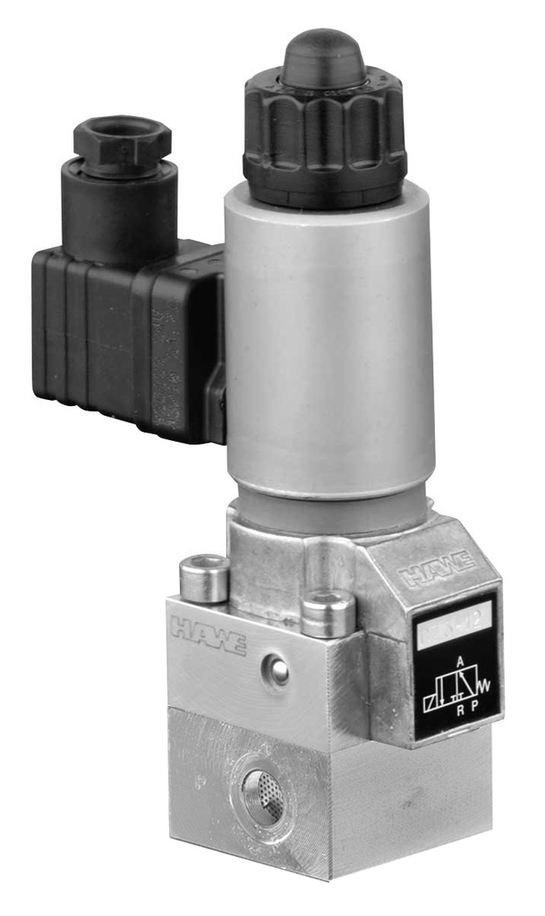 Elektromagnētiskais vārsts G1/4 collas (iekšējā vītne), smērvielai, 24 V DC (2368795, EUROLUBE)