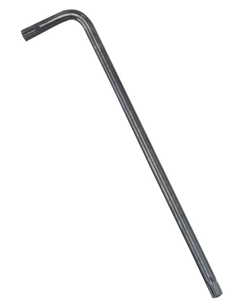 L veida TORX atslēga T20 ar caurumu (581020-T, GENIUS)