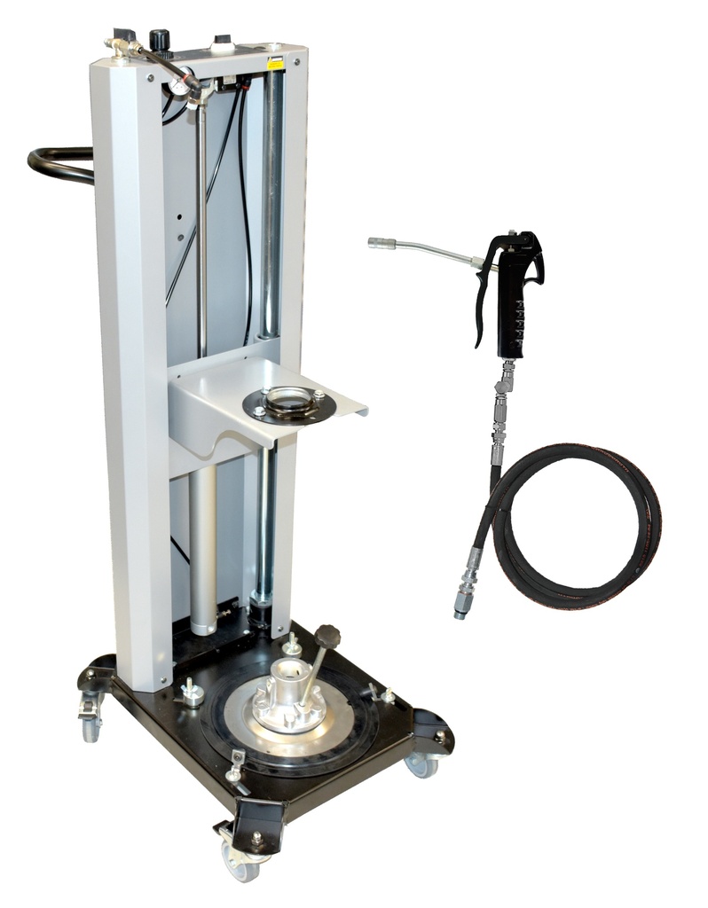 Mobile grease pump hoist for 12–20 kg containers, without pump (26746, EUROLUBE)