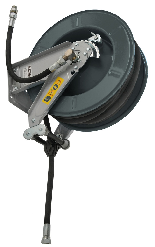 Hose Reel TC20, without hose, with stainless steel swivel, Max 20M 3/8" (37906, EUROLUBE)