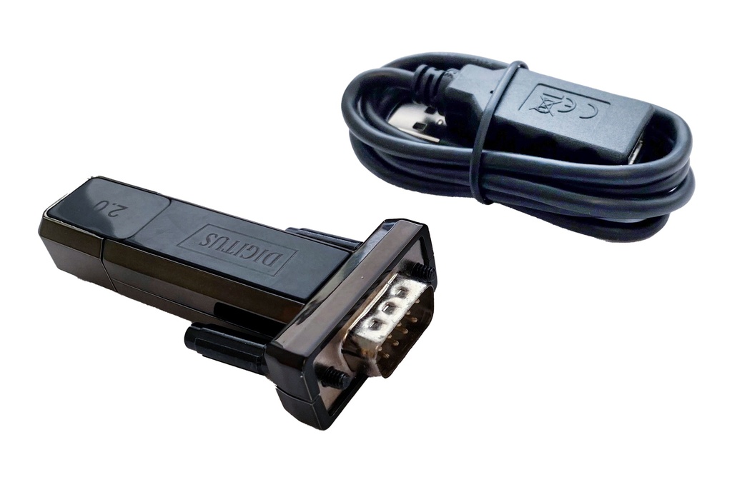 RS232 to USB 2.0 adapter incl. cable (5030404, EUROLUBE)