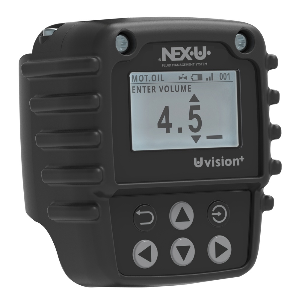 NEX·U® U·vision+ rankinis ekranas su klaviatūra valdymo vožtuvui (53831, EUROLUBE)