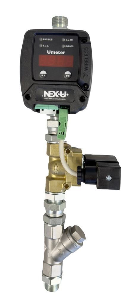 NEX·U® Linijinio skaitiklio komplektas alyvai ir antifrizui su Bluetooth® 1/2 col. BSP, išorinis–išorinis sriegis (53871, EUROLUBE)