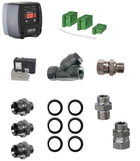 NEX·U® Line meter kit for AdBlue® 1/2 in. BSP, male-male (53875, EUROLUBE)