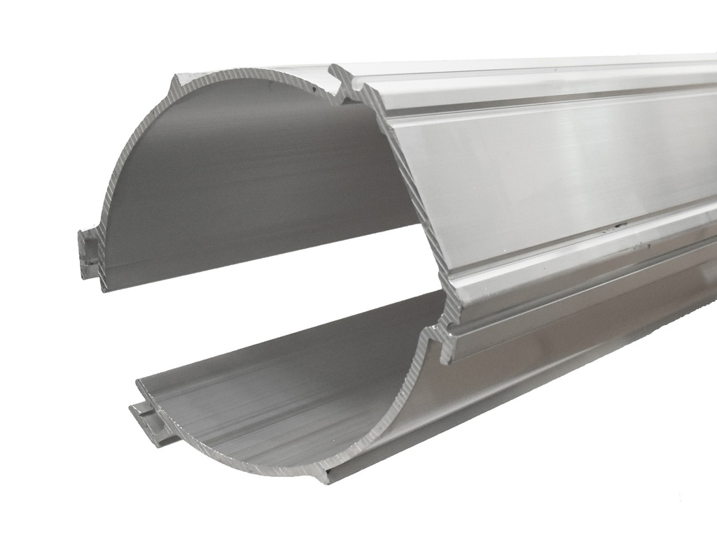 Exhaust rail 2.9 m, flat (64231, EUROLUBE)