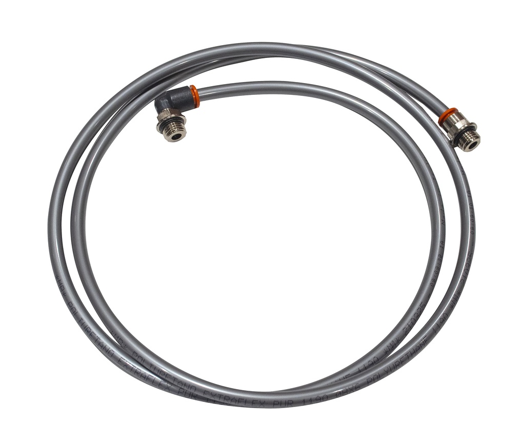 Suspausto oro žarna 12 mm x 1,5 m, G1/2 (M) - G1/2 (M) 90° (18703-EU, EUROLUBE)