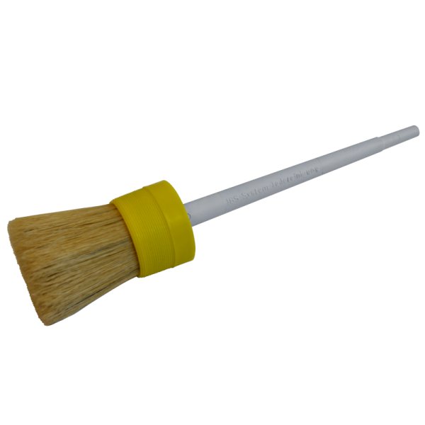 Cleaning Brush for Parts Cleaner, Wide, Natural Hair (2222050, IBS SCHERER)