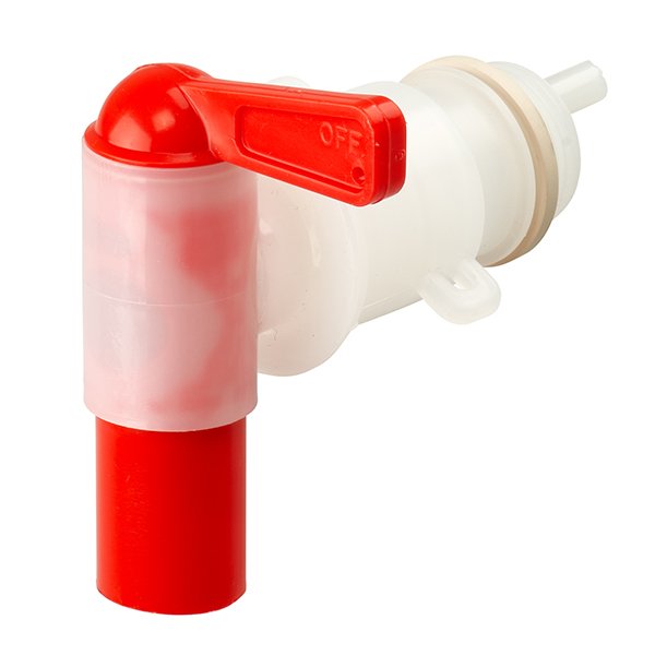 Outlet Tap incl. Adapter, for 200 Litre L-Ring Drum (2222105, IBS SCHERER)