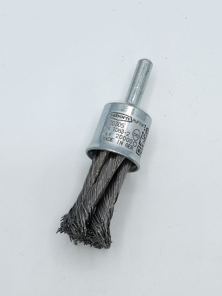 Galinis susuktos vielos šepetys 20 mm, kotas 6 mm (00034217, PICHLER)