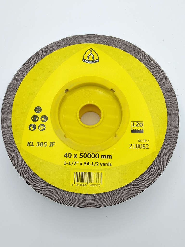 Slīpēšanas rullis 40 mm x 50 m, graudainība 120 (00034279, PICHLER)