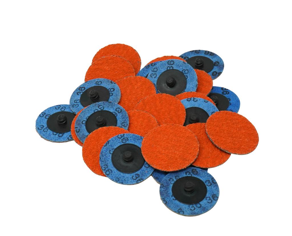 Slīpēšanas diski 51 mm, keramiskais grauds (oranži), graudainība 36, 25 gab. (00034621, PICHLER)
