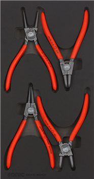 Snap Ring Pliers Tool Set for Trolley – 4 pcs (Model 600430, Sonic)