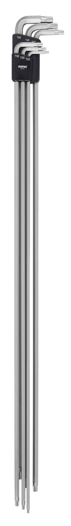Lenktų TORX ypač ilgų komplektas (6vnt) 