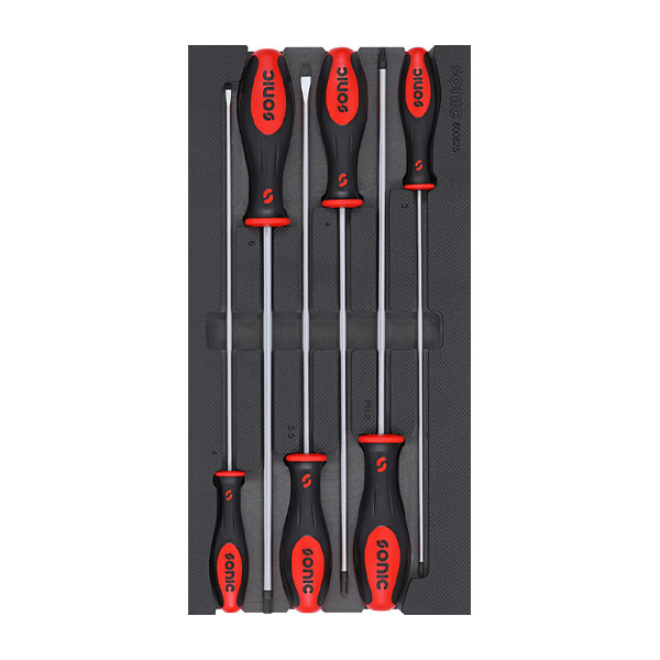 Ilgų atsuktuvų komplektas SFS 1/3, 600625, SONIC EQUIPMENT 