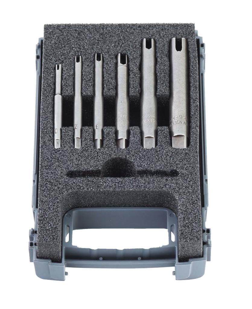 Thread Repair Set G M4–M12, 6 pcs. (Broken Tap Extractor) (11120000, PICHLER)