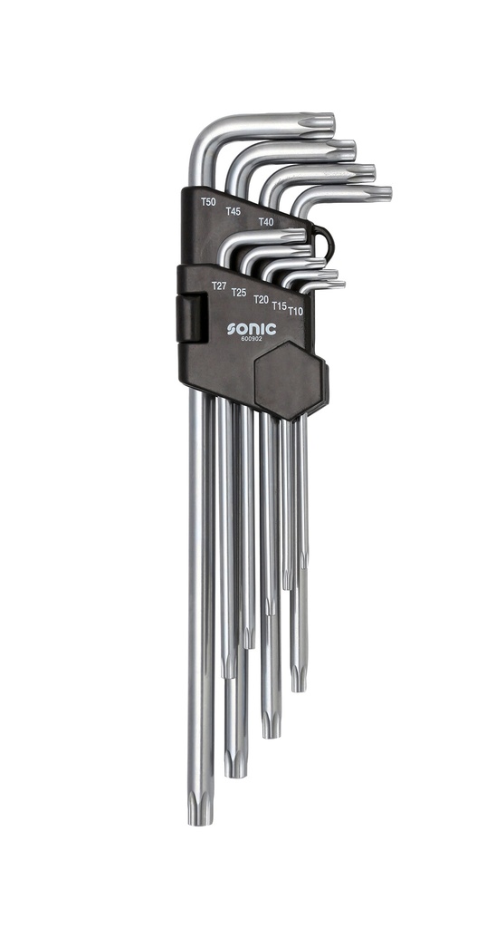 Lenktų ilgų TORX komplektas (9vnt), Sonic Equipment (600902, SONIC)
