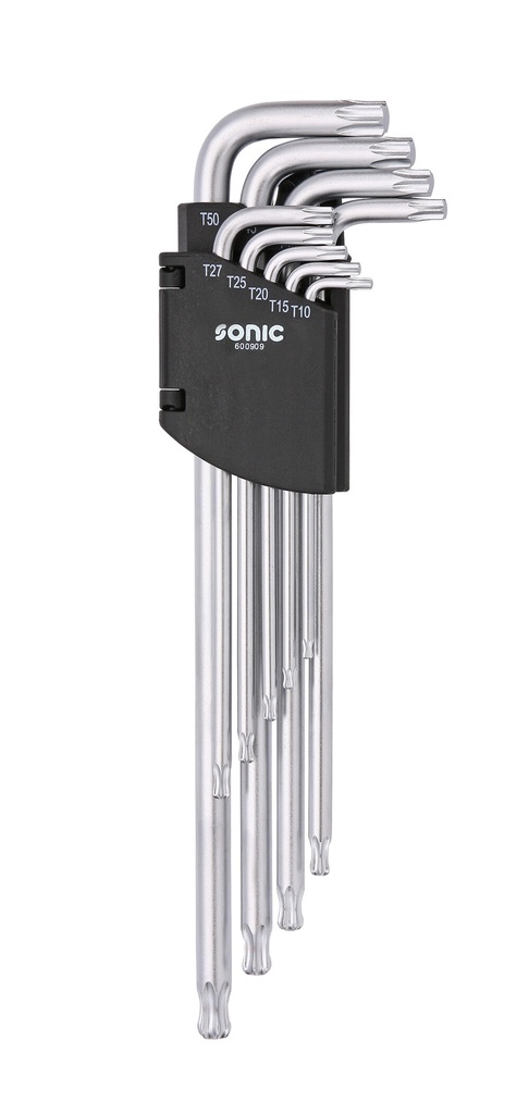 Lenktų ilgų TORX užapvalintais galais komplektas 9vnt (600909, SONIC)