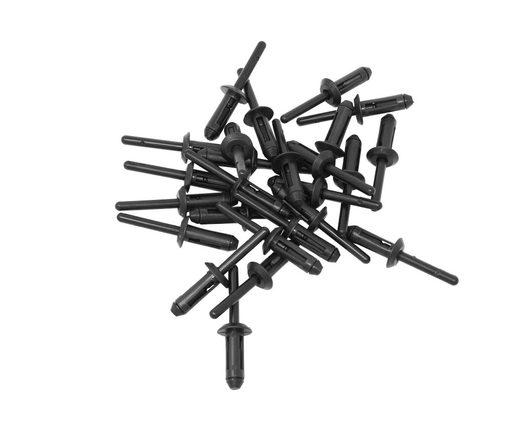 Plastmasas kniedes Ø6,6 x 17,2 mm, 25 gab. (12455065, PICHLER)