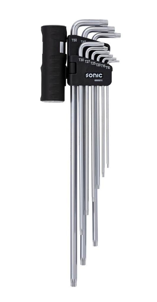 Lenktų ypač ilgų TORX komplektas (9vnt) 