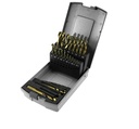 HSS cobalt twist drill set 1–10 mm, DIN 1897, 3-flat shank (20300240, PICHLER)