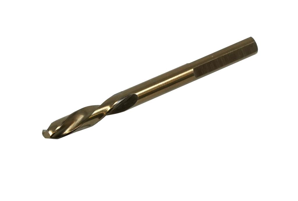 HSS-Co spiralinis grąžtas 5,0 mm su trijų plokštumų kotu (20300250, PICHLER)