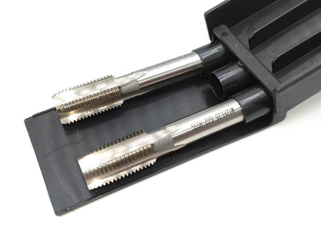 HSS hand tap set M12x1.25 (metric fine), 2 pcs (2329120, PICHLER)
