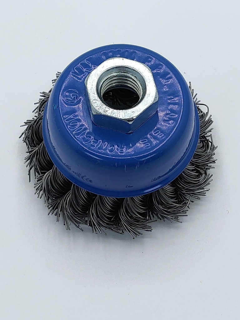 Knotted Wire Cup Brush Ø 65 mm, Bore 14x2 mm (30193000, PICHLER)