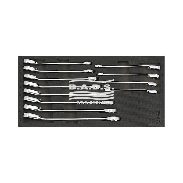 Įrankių komplektas į vežimėlius, Terkšliniai raktai, (12vnt) Sonic Equipment BV 601229
