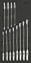 Instrumentu komplekts ratiņiem, lokāmās sprūda atslēgas (12 gab.) (601230, SONIC)