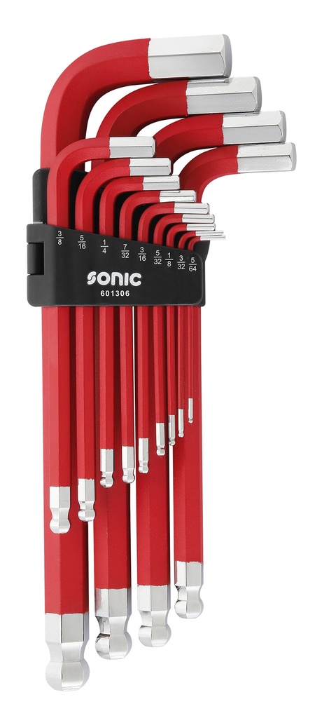 SAE sešstūra atslēgu komplekts ar magnētu, 13 gab. (601306, SONIC)