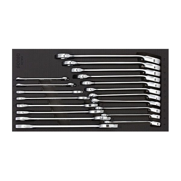 Įrankių komplektas į vežimėlius (19vnt) 