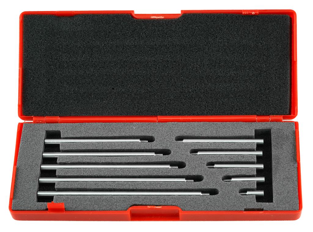 Indikatora pagarinātāju komplekts, 10 daļas, 10–100 mm (43015500, PICHLER)