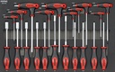 Tool set for tool trolleys (21 pcs) (602105, SONIC)