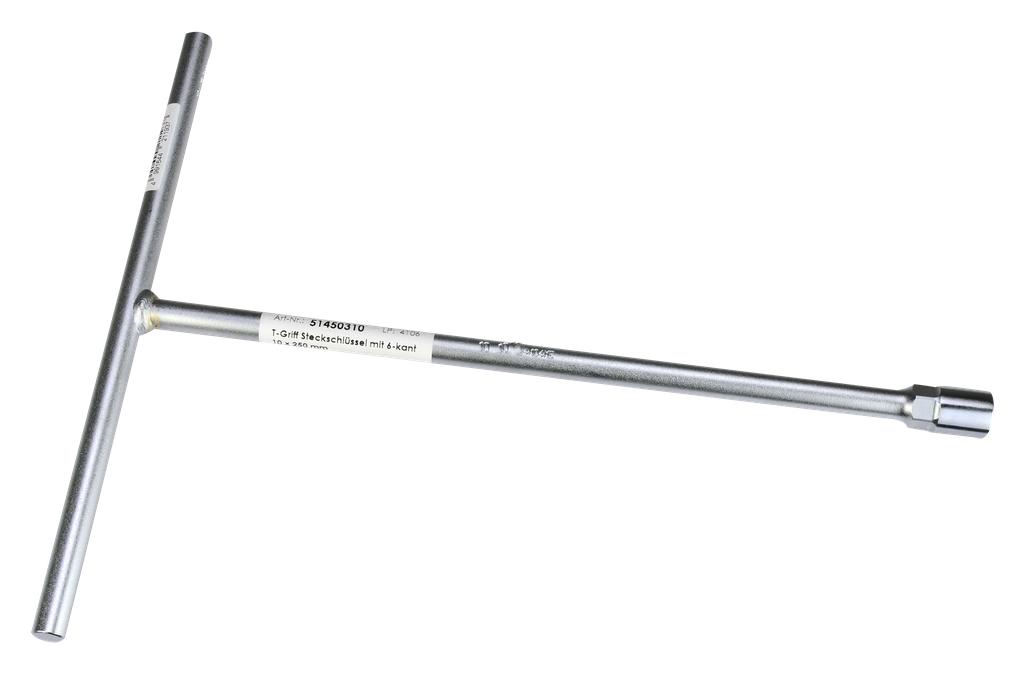T-Handle Socket Wrench 6-point 10 x 250 mm (51450310, PICHLER)