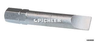Slotted bit set 1/4 in., S-drive, 7 pcs. (53030000, PICHLER)