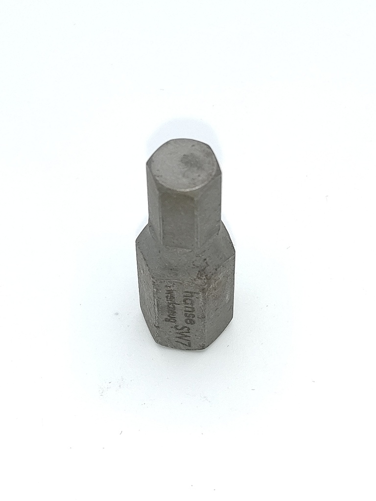 Hex Socket Bit Insert for 10 mm Hex Drive, SW 7 mm, Length 30 mm (5702070, PICHLER)