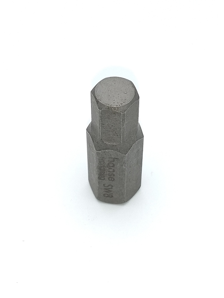 Hex Socket Bit Insert for 10 mm Hex Drive, SW 8 mm, Length 30 mm (5702080, PICHLER)