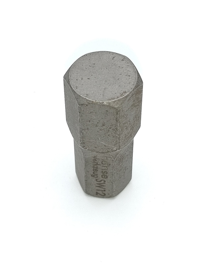 Hex Socket Bit Insert for 10 mm Hex Drive, SW 12 mm, Length 30 mm (5702120, PICHLER)
